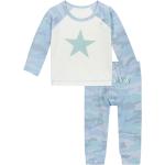 Reduzierte Hellblaue Camouflage Claesen's Kinderschlafanzüge & Kinderpyjamas aus Baumwolle für Babys Größe 74 