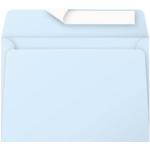 Clairefontaine Briefumschläge Pollen C6 ohne Fenster haftklebend 120g blau, 20 Stück