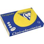(0.03 EUR / Blatt) Clairefontaine Kopierpapier Trophee gelb intensiv A4 120g 3329680129205 Clairefontaine 250 Blatt
