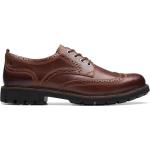 Braune Business Clarks Hochzeitsschuhe & Oxford Schuhe mit Schnürsenkel aus Leder für Herren Größe 41,5 