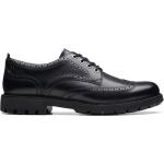 Schwarze Business Clarks Hochzeitsschuhe & Oxford Schuhe mit Schnürsenkel aus Leder für Herren Größe 42,5 