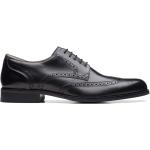 Schwarze Business Clarks Hochzeitsschuhe & Oxford Schuhe mit Schnürsenkel aus Leder für Herren Größe 40 