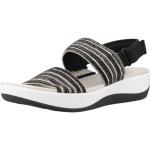 Schwarze Clarks Outdoor-Sandalen leicht für Damen Größe 35,5 für den für den Sommer 