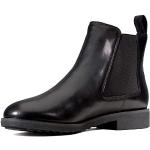 Clarks Damen Griffin Plaza Chelsea Boots, Schwarz (Black Leather), 39 EU