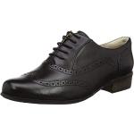 Reduzierte Schwarze Business Clarks Hamble Oak Derby Schuhe mit Schnürsenkel aus Glattleder leicht für Damen Größe 38 