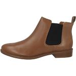 Clarks Damen Taylor Shine Chelsea Boots, Tan Leather, 41.5 EU