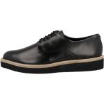 Reduzierte Schwarze Business Clarks Derby Schuhe mit Schnürsenkel aus Glattleder Leicht für Herren Größe 40 