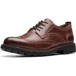 Reduzierte Braune Business Clarks Hochzeitsschuhe & Oxford Schuhe mit Schnürsenkel leicht für Herren Größe 42,5 für den für den Winter 
