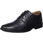 Reduzierte Schwarze Business Clarks Hochzeitsschuhe & Oxford Schuhe mit Schnürsenkel leicht für Herren Größe 43 