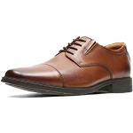 Reduzierte Dunkelbraune Business Clarks Hochzeitsschuhe & Oxford Schuhe mit Schnürsenkel aus Leder für Herren Größe 43 