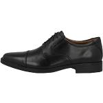 Reduzierte Schwarze Business Clarks Hochzeitsschuhe & Oxford Schuhe mit Schnürsenkel aus Glattleder leicht für Herren Größe 47 