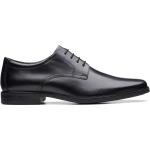 Schwarze Business Clarks Bio Hochzeitsschuhe & Oxford Schuhe mit Schnürsenkel aus Leder atmungsaktiv für Herren Größe 39,5 