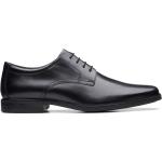 Schwarze Business Clarks Bio Hochzeitsschuhe & Oxford Schuhe mit Schnürsenkel aus Leder atmungsaktiv für Herren Größe 41 