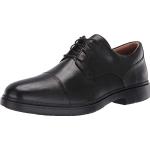 Reduzierte Schwarze Business Clarks Hochzeitsschuhe & Oxford Schuhe mit Schnürsenkel in Breitweite aus Leder leicht für Herren Größe 42,5 