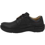 Reduzierte Schwarze Business Clarks Derby Schuhe mit Schnürsenkel aus Glattleder leicht für Herren Größe 44,5 