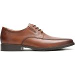 Braune Business Clarks Hochzeitsschuhe & Oxford Schuhe mit Schnürsenkel in Schmalweite aus Leder stoßdämpfend für Herren Größe 47 