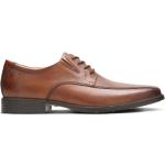 Braune Business Clarks Hochzeitsschuhe & Oxford Schuhe mit Schnürsenkel in Schmalweite aus Leder stoßdämpfend für Herren Größe 47 