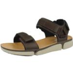 Reduzierte Braune Clarks Outdoor-Sandalen aus Glattleder leicht für Herren Größe 42,5 für den für den Sommer 