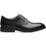 Schwarze Business Clarks Hochzeitsschuhe & Oxford Schuhe mit Schnürsenkel aus Leder leicht für Herren Größe 42,5 