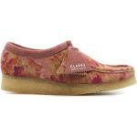 Clarks Wallabee Red Print