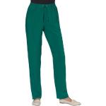 Dunkelgrüne Unifarbene Classic Freizeithosen aus Viskose für Damen Größe XL 