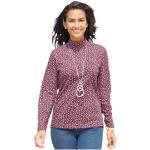 Stehkragenshirt CLASSIC BASICS lila (brombeere, bedruckt, brombeer) Damen Shirts Jersey