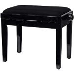 Schwarze Classic Cantabile Klavierbänke aus Massivholz Breite 0-50cm, Höhe 0-50cm, Tiefe 0-50cm 