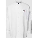 Weiße Langärmelige Ralph Lauren Polo Sport Kentkragen Hemden mit Kent-Kragen aus Baumwolle für Herren Größe XXL 
