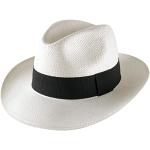 Weiße Panamahüte aus Stroh 57 für Herren Größe XL 