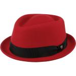 Rote Lierys Trilbies & Fedora-Hüte aus Filz für Herren Größe XL 