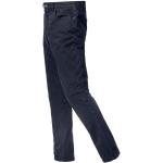 Marineblaue Unifarbene Classic Thermohosen mit Reißverschluss aus Baumwolle für Herren Größe XXL 