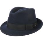Blaue Lierys Trilbies & Fedora-Hüte aus Filz für Herren Größe XL für den für den Winter 