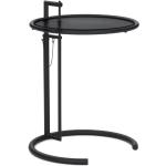 ClassiCon - Adjustable Table E 1027 Black Version - schwarz, rund - 52x64x52 cm - schwarz, schwarz (606)