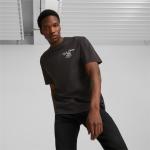 Reduzierte Schwarze Puma T-Shirts aus Jersey für Herren Größe XS 