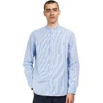Reduzierte Blaue Langärmelige Barbour Stehkragen Shirts mit Tasche aus Baumwolle für Herren Größe S für den für den Frühling 