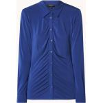 Reduzierte Royalblaue Unifarbene Claudia Strater Tunika-Blusen für Damen Größe M für den für den Sommer 