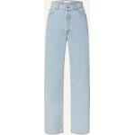 Hellblaue Claudie Pierlot Boyfriend-Jeans aus Baumwolle für Damen Größe XS 