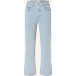 Hellblaue Claudie Pierlot Boyfriend-Jeans aus Baumwolle für Damen Größe S 