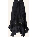 Dunkelblaue Claudie Pierlot Festliche Röcke mit Volants aus Polyamid für Damen Größe S 