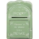 Grüne Clayre & Eef Briefkästen & Postkästen aus Metall mit Wandhalterung 