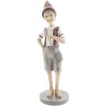 Graue 30 cm Clayre & Eef Abenteuer des Pinocchio Skulpturen & Dekofiguren aus Kunststein Ostern 