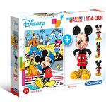 Clementoni Mickey Mouse Entenhausen 3D Puzzles für 5 - 7 Jahre 