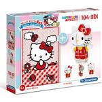 Clementoni Hello Kitty 3D Puzzles für 5 - 7 Jahre 