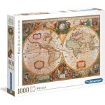 1000 Teile Clementoni High Quality Collection Puzzles mit Weltkartenmotiv 