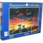 Clementoni Puzzle 9012 - Fluorescent Collection: Mother Heart Father Sky [250 Teile] (Sehr gut neuwertiger Zustand / mindestens 1 JAHR GARANTIE)