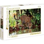 Reduzierte 2000 Teile Clementoni High Quality Collection Puzzles mit Leopard-Motiv für 9 - 12 Jahre 