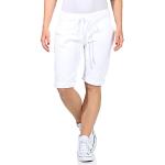 Weiße Damenbermudas aus Baumwollmischung Größe L Weite 42 für den für den Sommer 