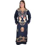 Mitternachtsblaue Motiv Cleopatra-Kostüme für Damen Größe 3 XL 