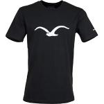 Cleptomanicx Möwe T-Shirt Herren (L, Black/White)