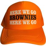 Cleveland Browns Trucker Hat // Here We Go Brownies Here Hat Hysteresenmütze Vintage-stil Dawg Pound Nfl Football Mütze